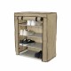 Compactor Textilní botník Compactor Oxford - 4 patra, 59 x 29 x 70 cm béžový - thumb (1)