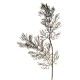 Umělý list na stonku s třpytivým glitrem, v. 90 cm - thumb (1)