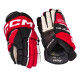 Hokejové rukavice CCM Tacks XF 80 Black/Red/White Senior 15 palců - thumb (1)