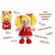 Teddies Panenka Lucinka hadrová plyš 30 cm česky zpívající na kartě - thumb (0)