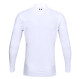 Pánské tričko Under Armour  ColdGear Armour Comp Mock White M - thumb (1)