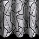 ArtFir Závěs ROMI P | bílá/černá 140 x 270 cm - thumb (5)