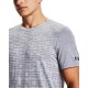 Pánské tričko Under Armour  Seamless Wordmark SS Grey S - thumb (1)