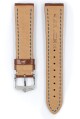Řemínek Hirsch Capitano WR - zlatohnědý - 19 mm - L – Standardní délka (doporučujeme) - 18 mm - Stříbrná - thumb (2)