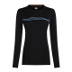 Dámské tričko Icebreaker Merino 200 Oasis LS Crewe Mountain Pulse Black L - thumb (0)