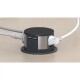 Solight Výsuvný prodlužovací blok se 3 zásuvkami a 2x USB, černá - thumb (3)