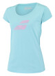 Dámské tričko Babolat  Exercise Flag Tee Women Angel Blue L - thumb (2)