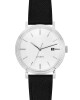 Řemínek Hirsch Giffone - černý - 20 mm - L – Standardní délka (doporučujeme) - 16 mm - Stříbrná - thumb (3)