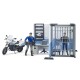Bruder 62732 BWorld Policejní stanice s motorkou, 1:16 - thumb (4)