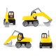 Lena Auto Truxx bagr s figurkou plast 44cm 24m+ 04401 - thumb (3)