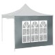 Cattara 13345 Bočnice s okny pro párty stan Waterproof, šedá, 2 x 3 m - thumb (0)