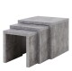 ArtAdrk Set konferenčních stolků BASEL Barva: Beton - thumb (1)