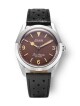 Nivada Grenchen Super Antarctic 3.6.9. Brown No Vintage Effect - Beige Luminous - Black Racing Strap - thumb (0)