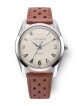 Nivada Grenchen Antarctic 35 mm - Eggshell White Luminova - Black Racing Strap - thumb (1)