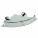 SAPHO XR605 X-Round E skleněná polička rohová s hrazdou 25 x 7 x 25 cm - thumb (0)