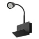 Rabalux 71089 nástěnná lampa s odkládacím prostorem Tacito, černá - thumb (3)