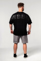 Pánské šortky Nebbia  Washed-off Gym Sweatshorts NO BS Light Grey M - thumb (1)
