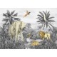 Dětská fototapeta Jungle 252 x 182 cm, 4 díly - thumb (0)