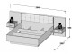 Forte Manželská postel BELLEVUE BLQL161B | 160 x 200 cm - thumb (10)