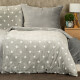 4Home Povlečení mikroflanel Stars grey, 140 x 200 cm, 70 x 90 cm - thumb (5)