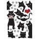Samolepící dekorace Cats, 42,5 x 65 cm - thumb (0)