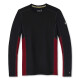 Smartwool M MERINO SPORT 150 LONG SLEEVE CREW tibetan red Heather black - thumb (0)