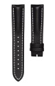 Kožený řemínek Biatec | Černý z teletiny - 20 mm - Bez spony - thumb (3)