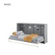 Dig-net nábytek Sklápěcí postel Lenart CONCEPT PRO CP-06 | 90 x 200 cm Barva: bílý lesk / bílá - thumb (1)