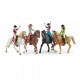 Schleich 42541 Hnědovláska Lisa s pohyblivými klouby na koni Storm - thumb (3)