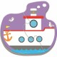 Trefl Baby puzzle Doprava, 8 dílků - thumb (1)