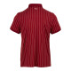 Pánské tričko Fila  Polo Stripes Björn Cabernet/White Alyssum L - thumb (1)