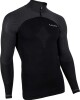 Pánské tričko UYN  Running Alpha OW Shirt LS Zip Up black/grey S - thumb (2)
