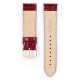Řemínek Hirsch Crocograin (NO QR)  - burgundy - 16 mm - M – Střední délka - 14 mm - Zlatá - thumb (2)