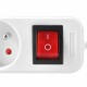 Solight Prodlužovací kabel s vypínačem bílá, 3m - thumb (1)