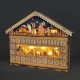Solight LED adventní kalendář  horská chata, 10x LED, 50x40cm, 2x AA - thumb (2)