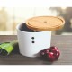Kesper 32622 Skladovací dóza plast/bambus, bílá, pr. 21 cm - thumb (1)
