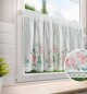 ArtFir Krátká záclona ASTEJA P | bílá/růžová 150 x 60 cm - thumb (0)