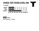 Pálka na stolní tenis Donic Schildkröt  Top Team 400 - thumb (2)