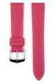 Řemínek Hirsch Lindsey - tmavě růžový - 20 mm - M – Střední délka - 18 mm - Stříbrná - thumb (1)