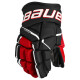 Hokejové rukavice Bauer Supreme MACH Black/Red Junior 10 palců - thumb (0)