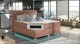Artelta Manželská postel AMADEO Boxspring s LED osvětlením | 140 x 200 cm Barva: BAO 04 - Sawana 05 (šedá) - thumb (8)