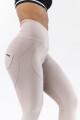 Dámské legíny Nebbia  High Waist & Lifting Effect Bubble Butt Pants cream L - thumb (2)