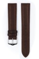 Řemínek Hirsch Merino  - zlatohnědý, mat - 18 mm - L – Standardní délka (doporučujeme) - 16 mm - Stříbrná - thumb (1)