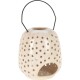 Keramická lucerna Dots krémová, 15 x 23 cm - thumb (0)
