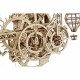Ugears 3D dřevěné mechanické puzzle Nástěnné hodiny Aero - thumb (2)