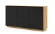 ARTBm Komoda AURA 2D4S | dub artisan/černý mat - thumb (0)