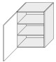 ArtExt Kuchyňská skříňka horní, W2 / 60 Tivoli Barva korpusu: Bílá - thumb (1)