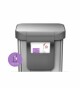 Pedálový odpadkový koš Simplehuman – 45 l, matná ocel, FPP, kapsa na sáčky - thumb (3)
