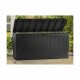 Keter Zahradní úložný box Samoa Rattan antracit 270 l, 117 x 57 x 45 cm - thumb (2)