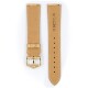 Řemínek Hirsch Genuine Croco - béžový, lesk - 18 mm - M – Střední délka - 16 mm - Zlatá - thumb (2)